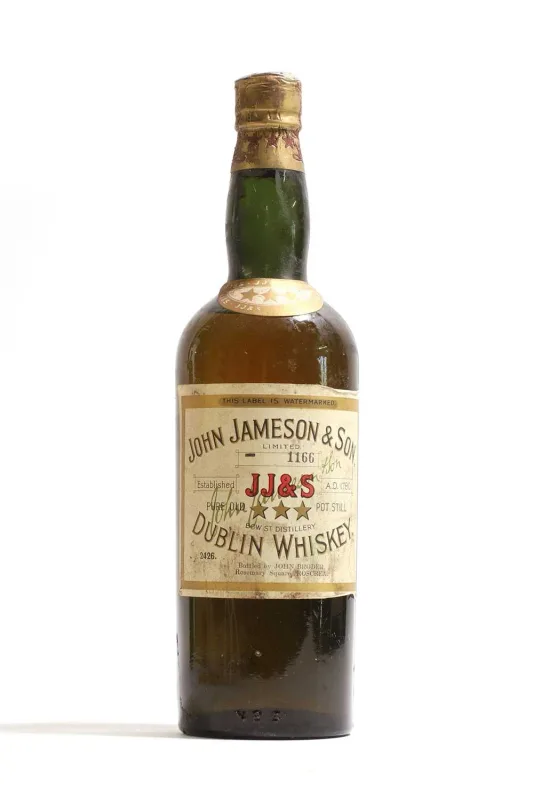 John Jameson & Son Pure Old Pot Still Dublin Whiskey 1950s (75cl)