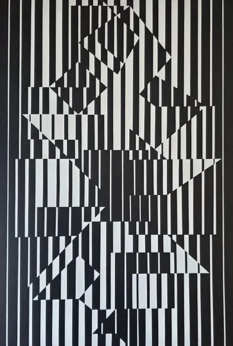 Victor Vasarely (1906-1997) - Ilava, 1956 - tirage rare et épuisé