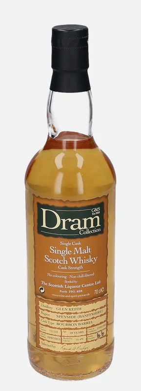 Glen Keith – 1993 18 Year Old The Scottish Liqueur Centre Dram Collection