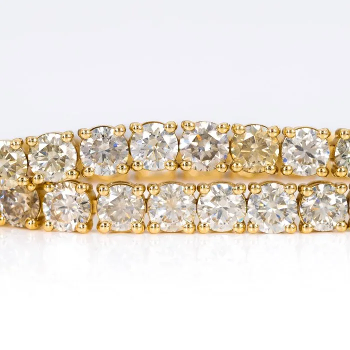 Bracelet - 14 kt. Yellow gold - 14.90ct. tw. Diamond (Natural) - GWLab