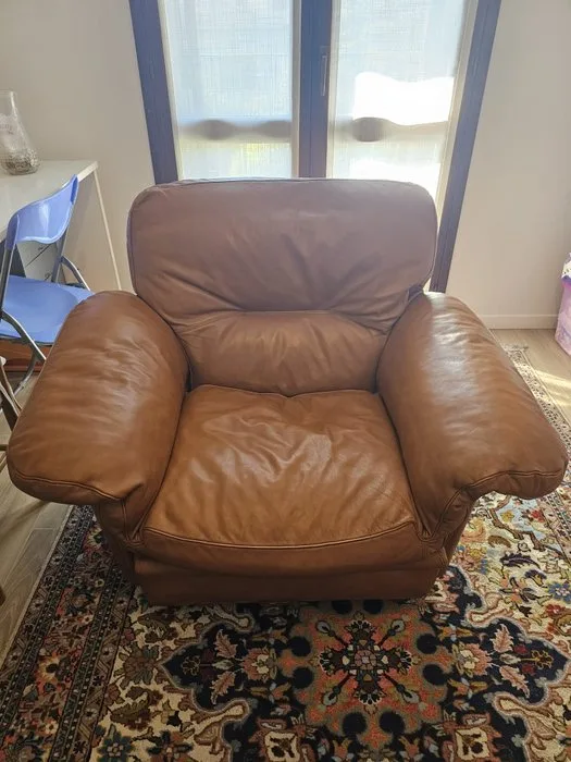 Poltrona Frau - Tito Agnoli - Armchair - Poppy by Tito Agnoli - Leather
