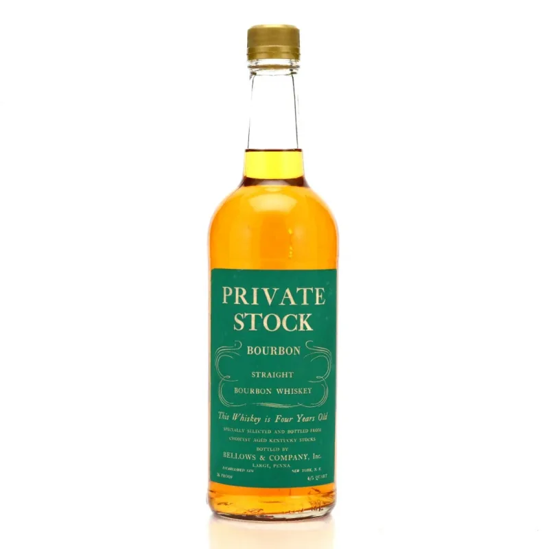 Bellows & Co. Private Stock 4 Year Old Kentucky Straight Bourbon Whiskey - 1980s (75.7cl, 43%)