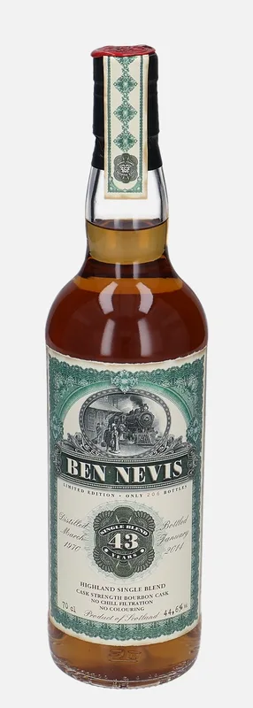 Ben Nevis – 1970 43 Year Old Jack Wiebers Whisky World Old Train Line