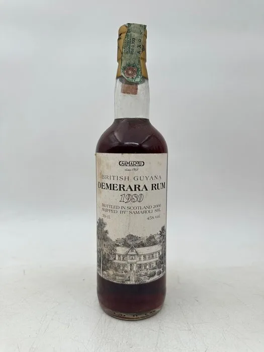 Demerara Rum 1980 Samaroli - British Guyana - b. 2000 - 70cl