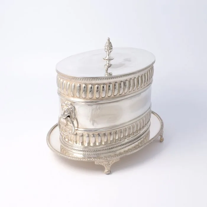 Ice bucket - Silverplated