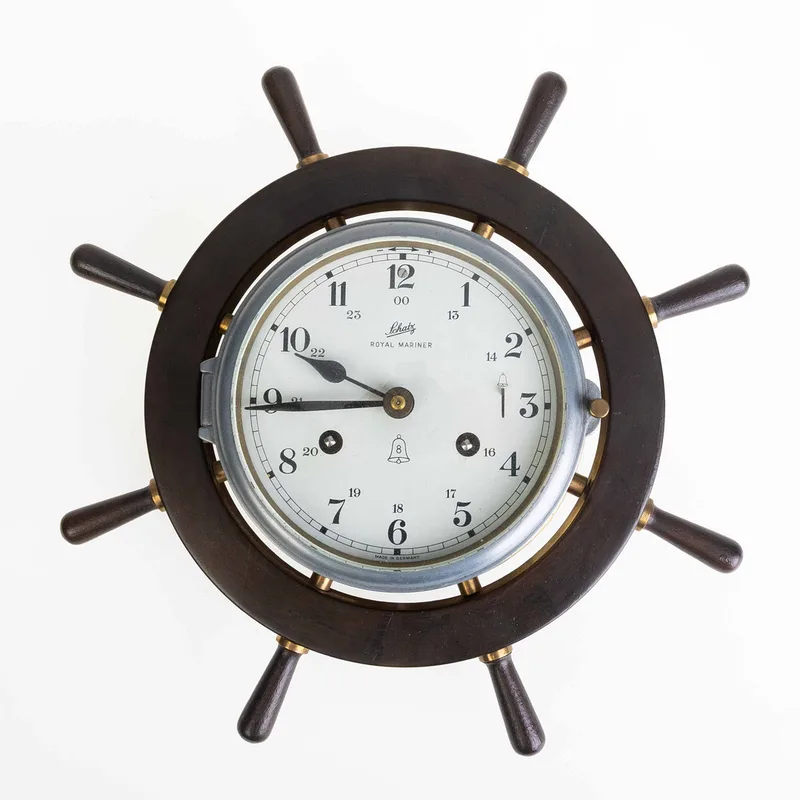 Ships Wheel Clock