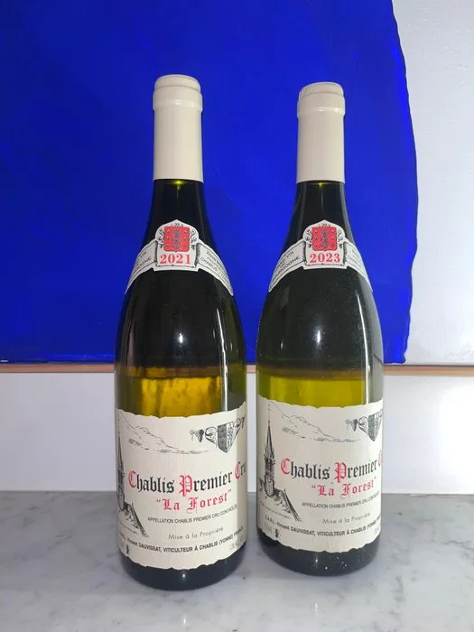 2021 & 2023 Vincent Dauvissat “La Forest” - Chablis 1er Cru - 2 Bottles (0.75L)