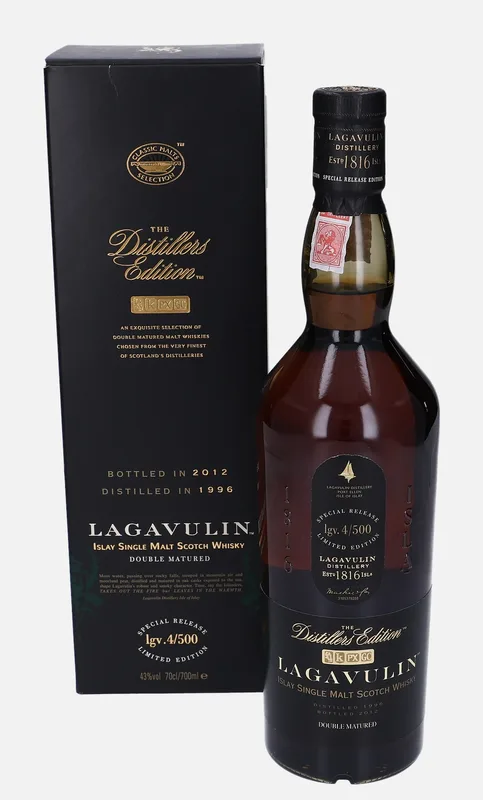 Lagavulin – 1996 Distillers Edition Double Matured lgv. 4/500