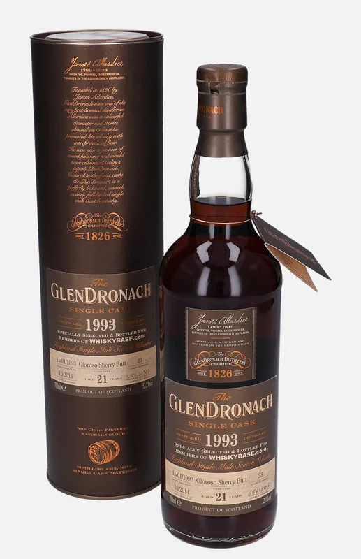 Glendronach – 1993 21 Year Old Single Cask (70cl, 52.1%)
