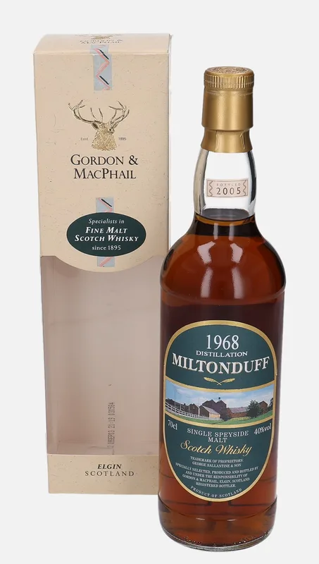 Miltonduff – 1968 Gordon & MacPhail Distillery Labels