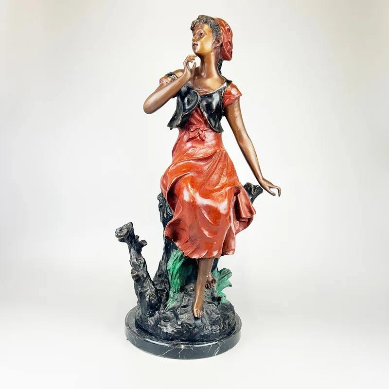 Large Cold Painted Bronze