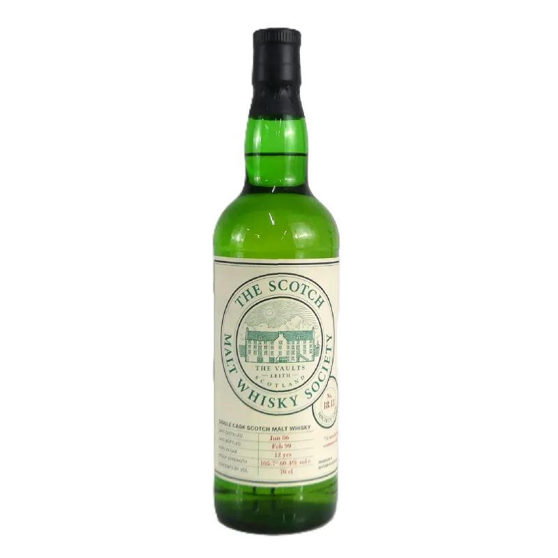Inchgower – 12 Year Old 1986 SMWS Single Bourbon Cask 18.13 A Cure For The Common Cold (70cl, 60.4%)