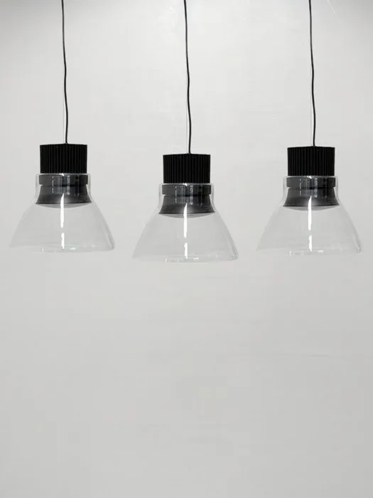 Flos - Piero Lissoni - Hanging lamp (3) - Light Bell + Glass Reflector - Steel, Glass - 2016