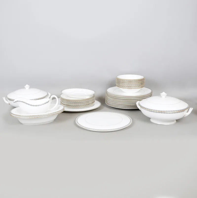 A Royal Worcester Dinner Service 'Francesca' (Qty)
