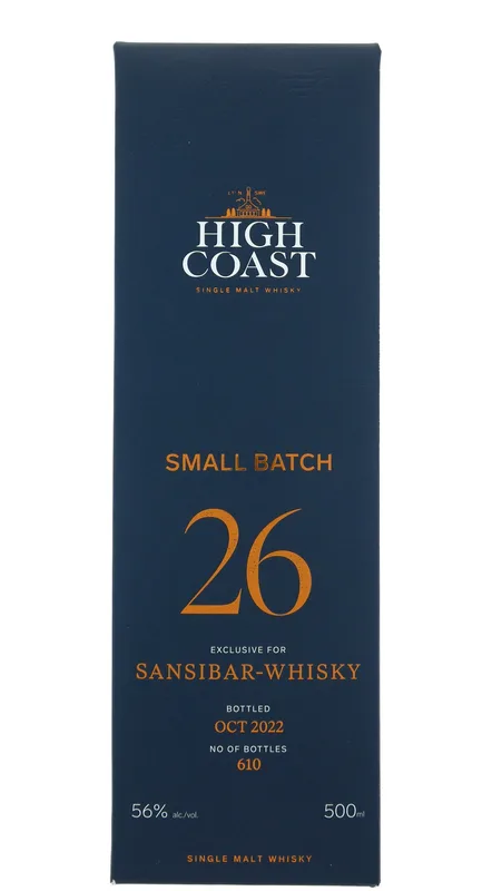 High Coast – Small Batch 26 for Sansibar Whisky 0.5L