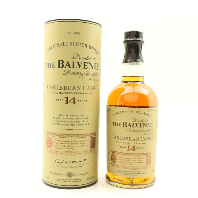 Balvenie – 14 Year Old Caribbean Cask 75cl (75cl, 43%)