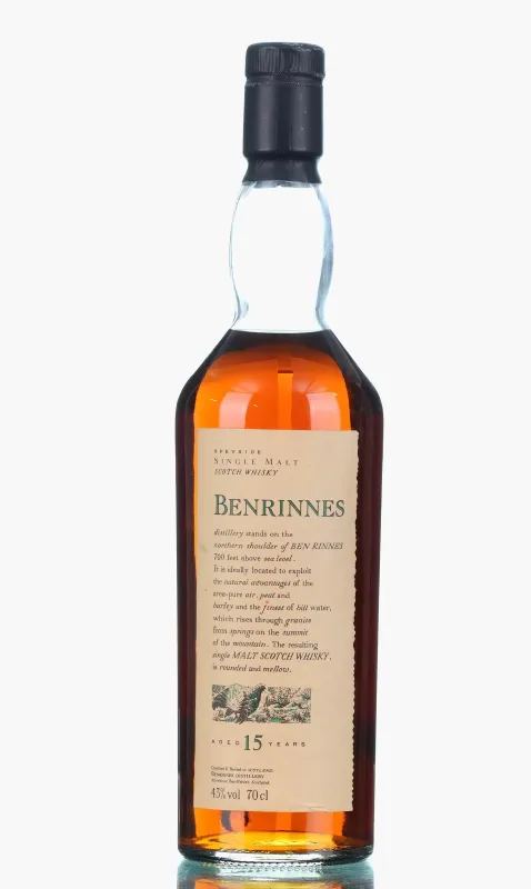 Benrinnes – 15 Year Old Flora & Fauna Speyside Single Malt Scotch Whisky, Distilled 1991, Bottled 2006 (70cl, 43%)