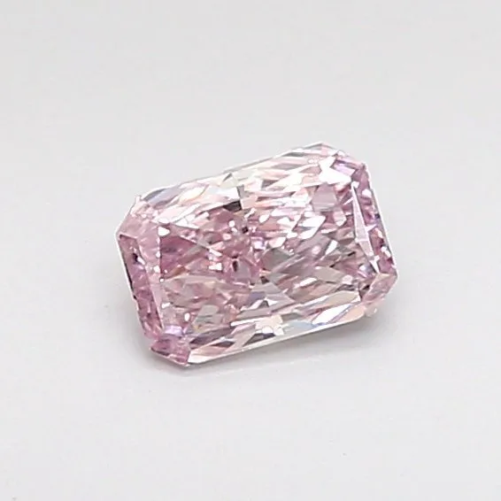 1 pcs Diamond (Natural coloured) - 0.28 ct - Radiant - Fancy light Brown Pink - SI2 - Gemological Institute of America (GIA)