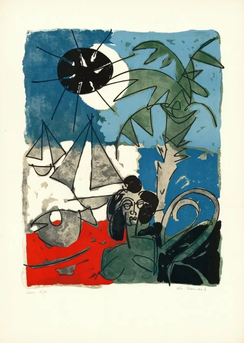 Claude Venard (1913-1999) - Bord de mer