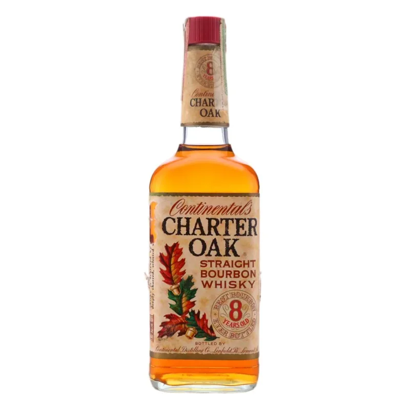 Continental Distilling Corporation's Charter Oak 8YO Pennsylvania Straight Bourbon Whiskey - Distilled 1959 / Bottled 1967 (75cl, 43%)