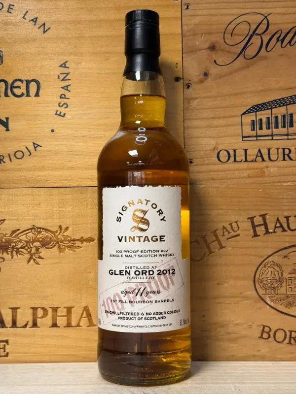 Signatory Vintage Glen Ord 2012 11 Year Old 100 Proof Edition #22 (57.1%)