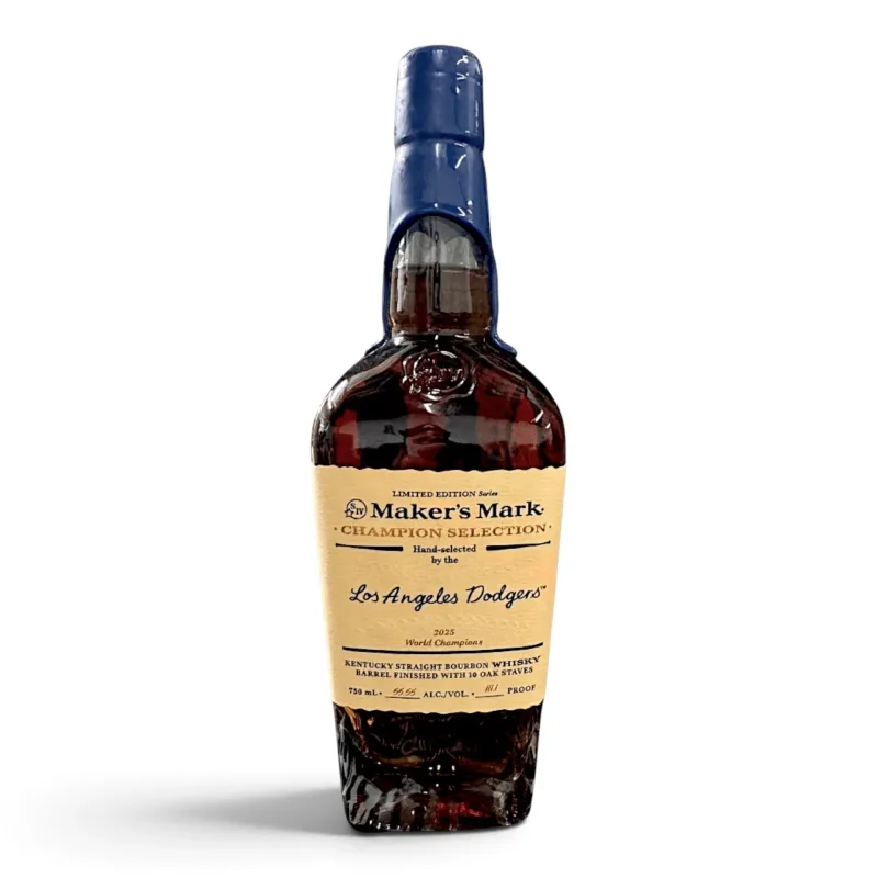 Maker's Mark – Los Angeles Dodgers Private Selection 2025 World Championship Commemoration Bottle (75cl, 55.5%)