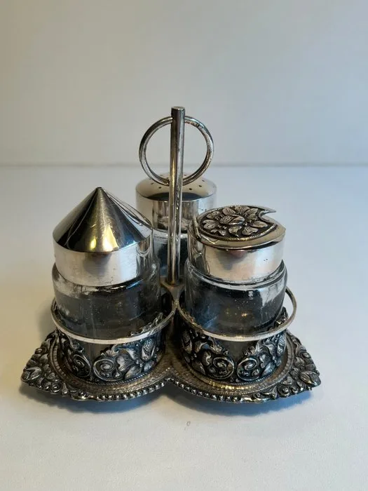 Serving utensil -.800 silver - 1900-1910 - Ménagère Set / Herb Set