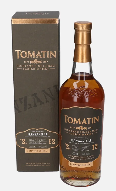 Tomatin – 2002 12 Year Old Cuatro Series