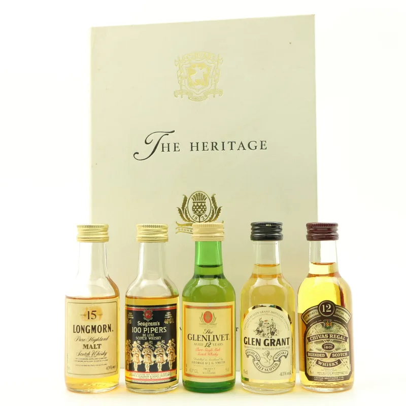 Chivas – & Glenlivet Heritage Mini Collection 5 x 5cl (5cl, 40%)