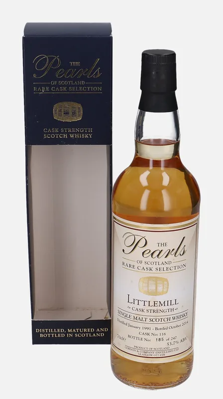 Littlemill – 1991 Gordon & Company (Distillers) The Pearls of Scotland - Rare Cask Selection