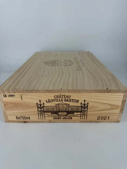 2021 Chateau Leoville Barton - Bordeaux, Saint-Julien Grand Cru Classé - 6 Bottles (0.75L)