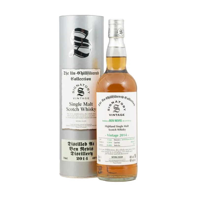 Ben Nevis – 2014 8 Year Old Signatory Un-Chillfiltered