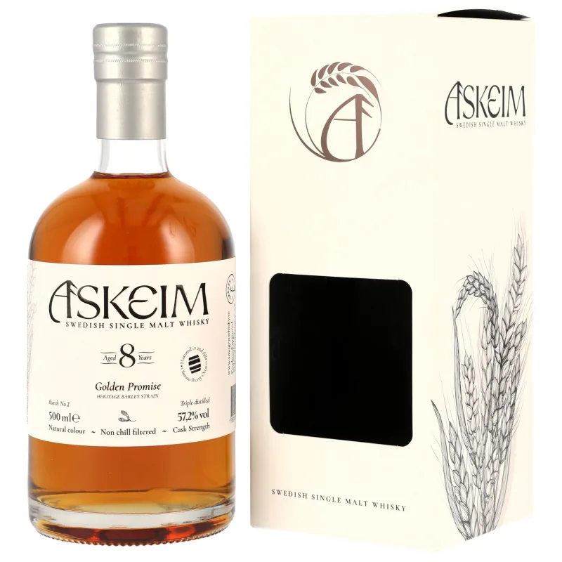 Smögen – Askeim 8 Year Old Golden Promise Triple Distilled Swedish Single Malt