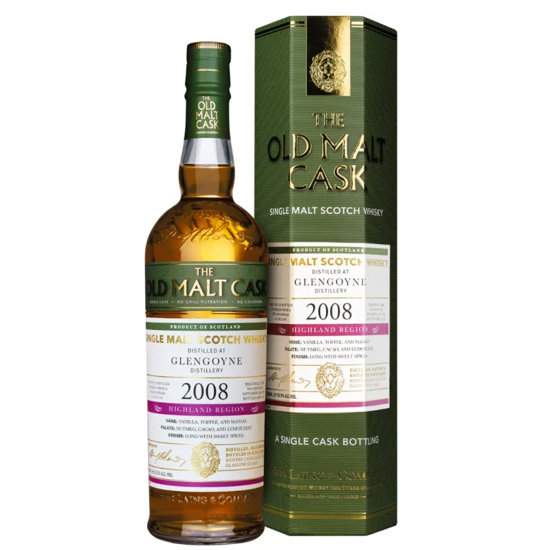 Glengoyne – 16 Year Old 2008 Old Malt Cask Hunter Laing (70cl, 50%)