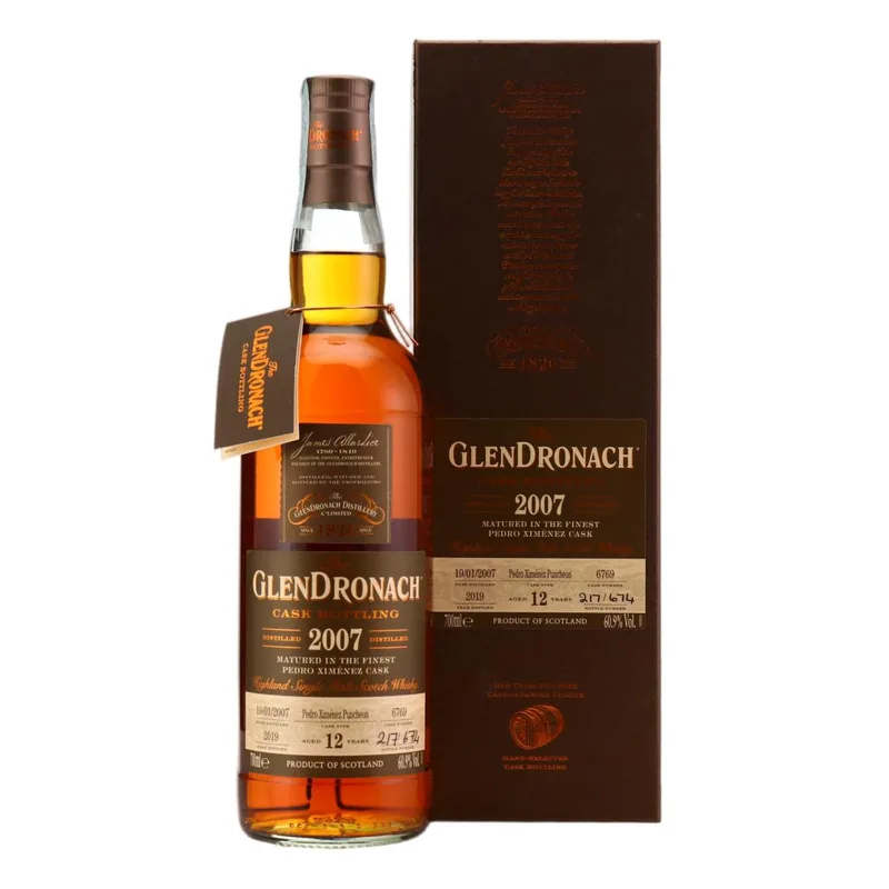 Glendronach – 2007 Cask Bottling 12 Year Old (70cl, 60.90%)