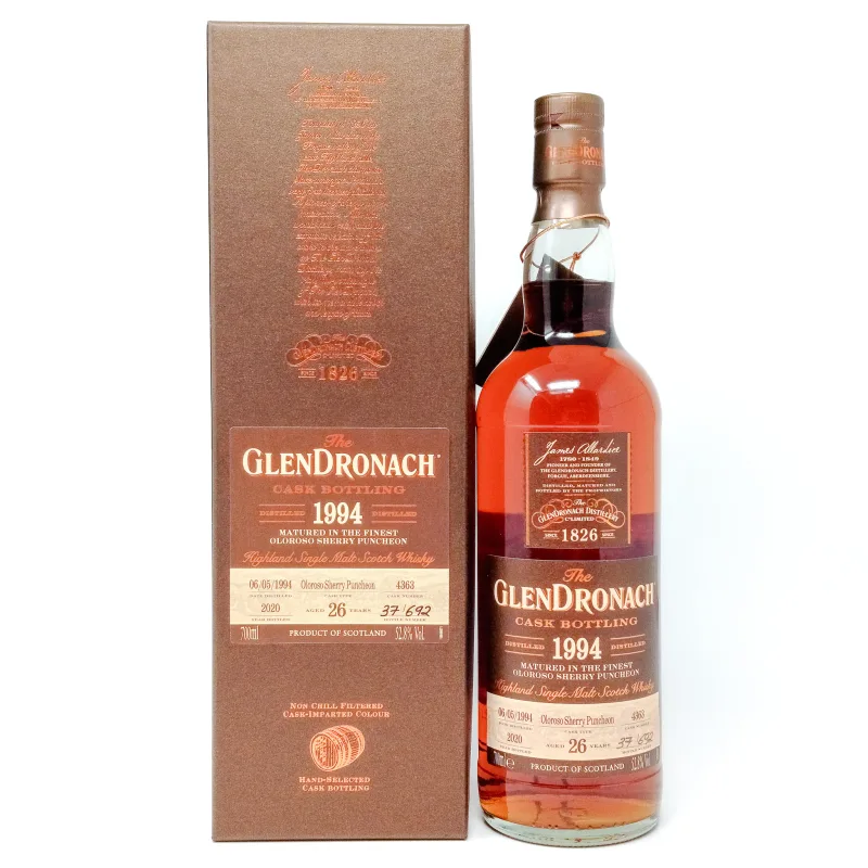 Glendronach – 1994 26 Year Old Single Oloroso Puncheon #4363