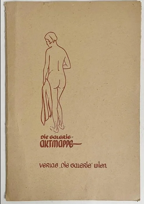 Dr. Alfred Grabner - Vv.Aa. – "Die Galerie. Aktmappe" (c. 1940) - Primera Edición Completa con Índice y 12 Láminas