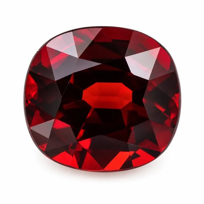 1 pcs Red Garnet - 11.36 ct - International Gemological Institute (IGI)