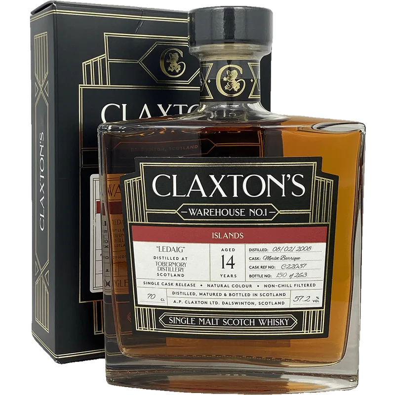 Ledaig – 14 Year Old Claxton's Warehouse No. 1 (70cl, 57.2%)