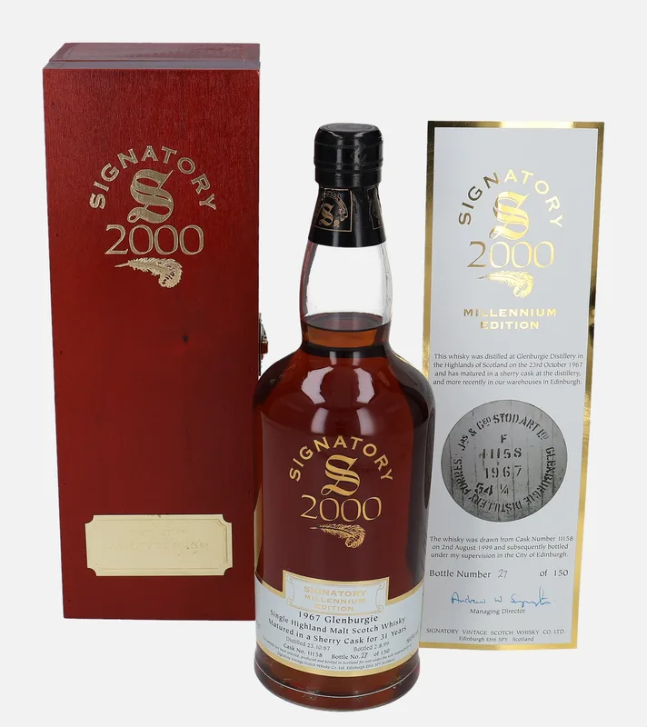 Glenburgie – 1967 31 Year Old Signatory Vintage Scotch Whisky Co. Millenium Edition