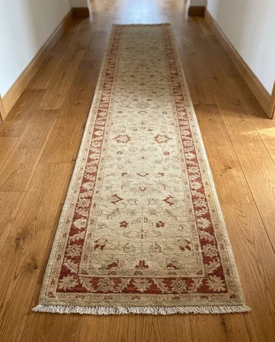 Tapis Ziegler de couloir entièrement fait main - Rug - 450 cm - 83 cm