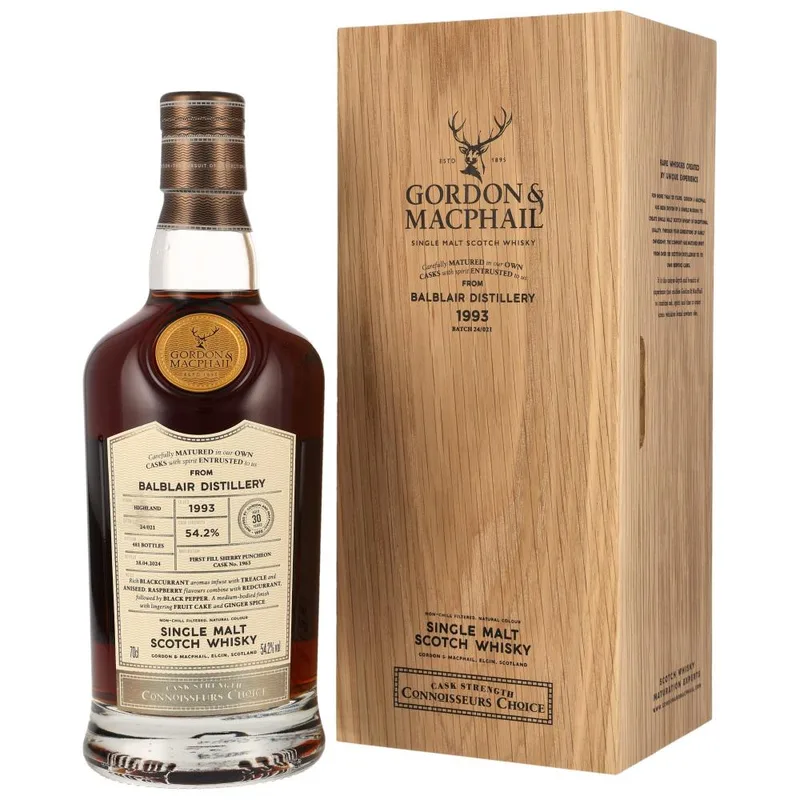 Balblair – 30 Year Old 1993/2024 Gordon & MacPhail Connoisseurs Choice