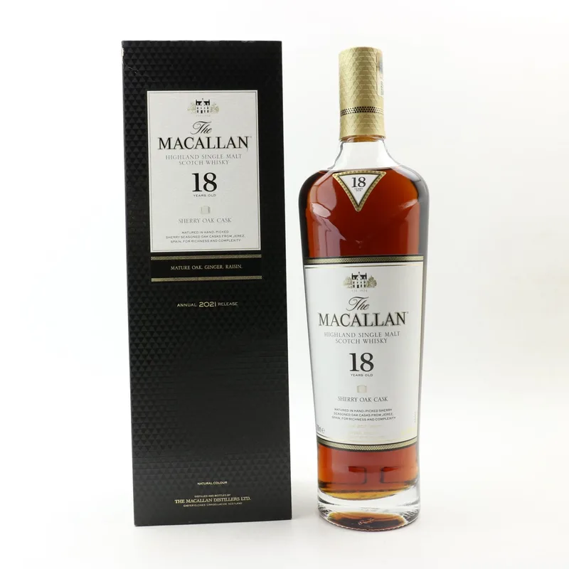Macallan – 18 Year Old Sherry Oak 2021 Release (70cl, 43%)