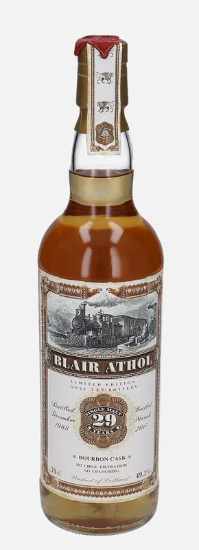 Blair Athol – 1988 29 Year Old Jack Wiebers Whisky World Old Train Line