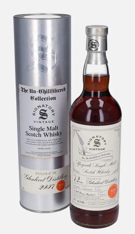 Glenlivet – 2007 12 Year Old Signatory Vintage Scotch Whisky Co. The Un-Chillfiltered Collection