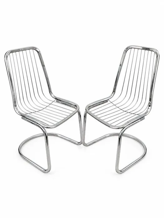 Chair - Steel, Chrome - Two chairs