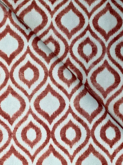 Double width. Ikat-printed fabric Opera Limited Edition for decoration and upholstery. - Textile - 300 cm - 280 cm