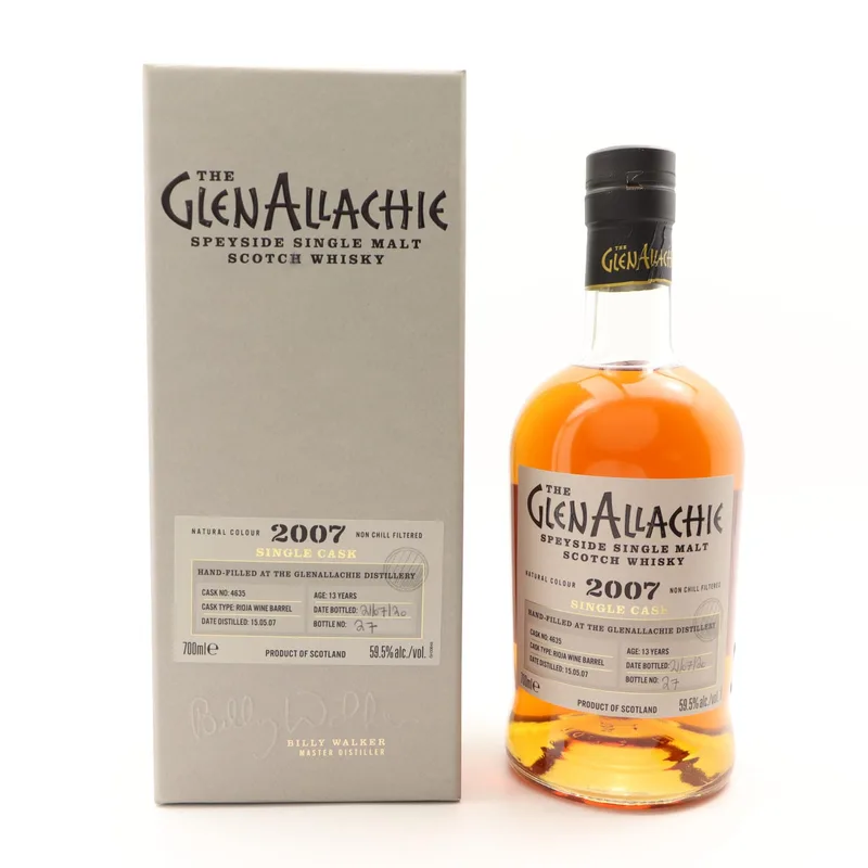 Glenallachie – 2007 13 Year Old Single Cask #4635 (70cl, 59.5%)