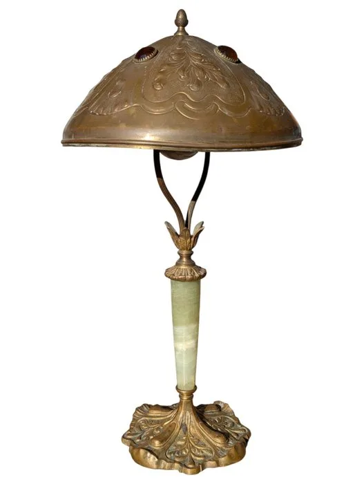 Lamp - Brass, Bronze, Onyx