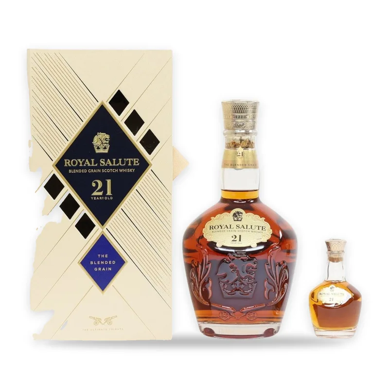 Chivas – Royal Salute - 21 Year Old - The Blended Grain (1x70cl & 1x5cl)